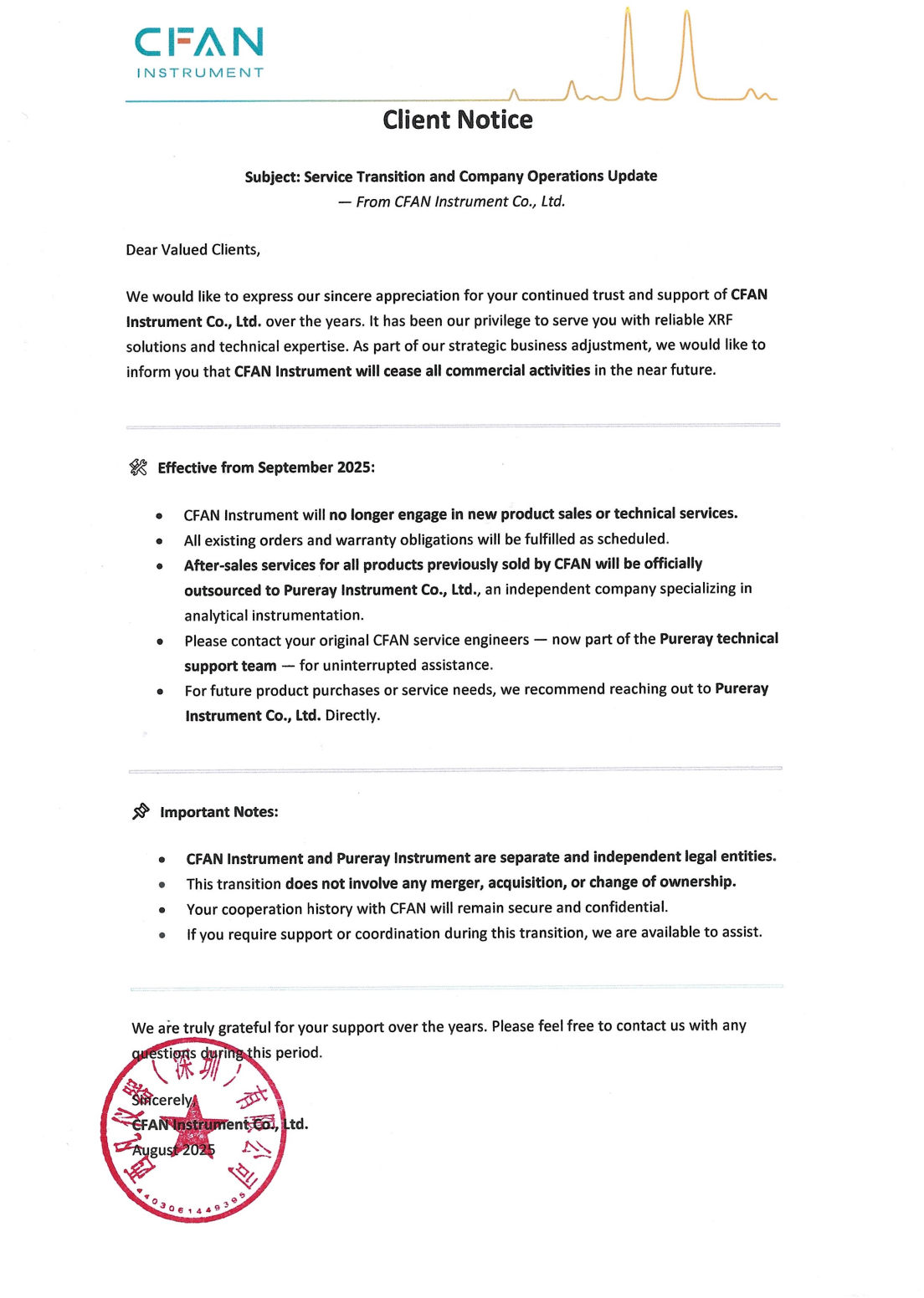 Client Notice